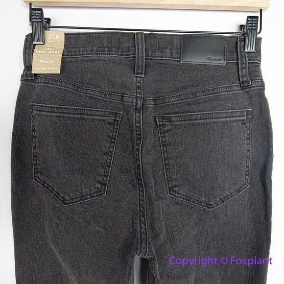 NEW Madewell Petite Cali Demi-Boot Jeans in Bellspring Wash, 26P - Picture 9 of 15
